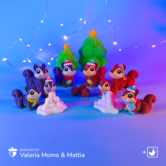 Christmas Squirrel Flexi