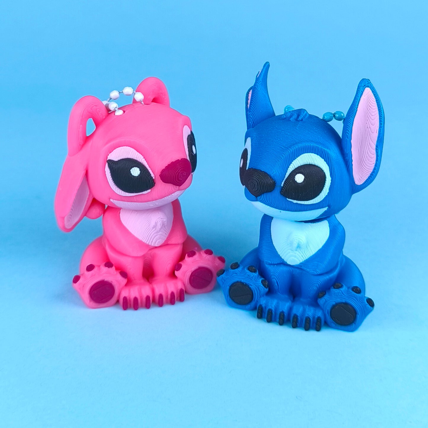 Lelo And Stitch Flexi Keychain